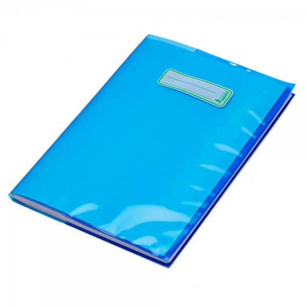 Colibrì - foderine maxi per quaderni colore blu trasparente