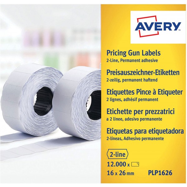 Etichette onda 12.000et. colore bianco
