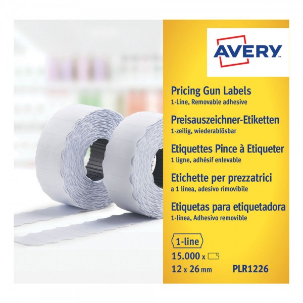 Etichette onda 15.000et. colore bianco
