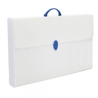 Valigetta polionda 27x37,5x5cm colore bianco