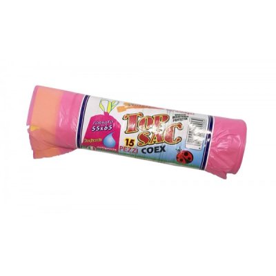 MULTIBRAND sacchi immondizia 55x65cm da 40litri, con maniglie, 15 strappi