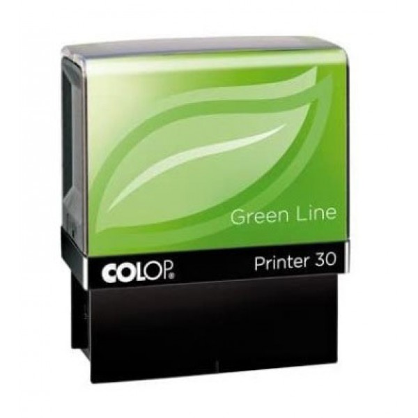 Printer 30 green line - timbro colore verde