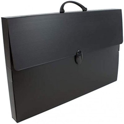 Valigetta polionda 36,5x56,5x5,5cm colore nero