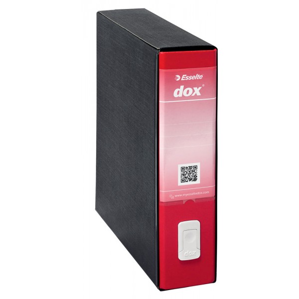 Registratore formato xl dox9 d.8 cm rosso colore nero colore rosso