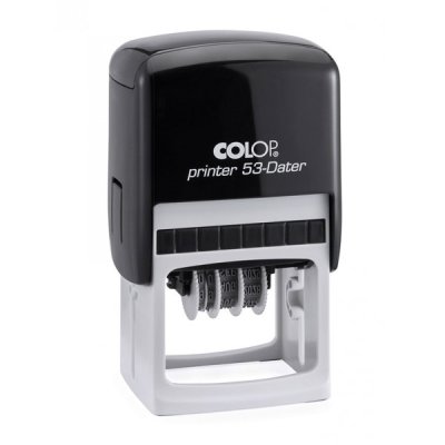 Printer 53 dater - timbro datario colore nero, bianco