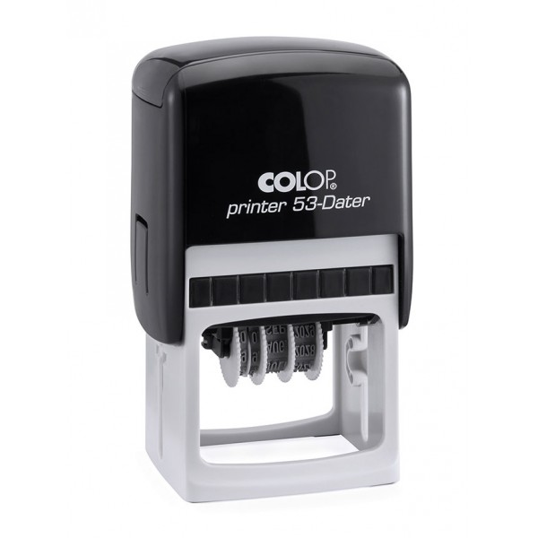 Printer 53 dater - timbro datario colore nero, bianco