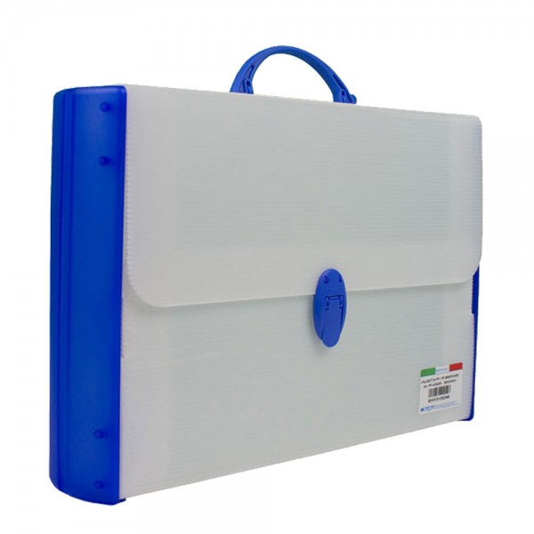 Valigetta polionda 28x43x8,5cm colore bianco