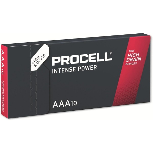 Batteria alcalina mini stilo procell intense aaa 1,5v