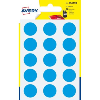 Etichette adesive in fogli - multiuso rotonde colore blu