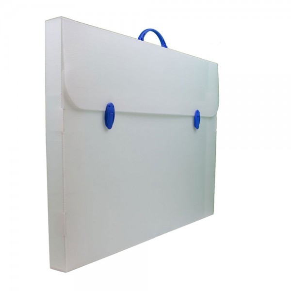 Valigetta polionda 52x73,5x3cm colore bianco