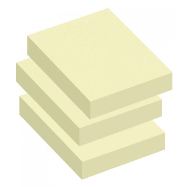 Foglietti post-it sticky notes classic 50x40mm colore giallo