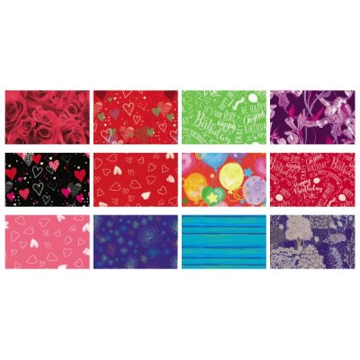 Raso fantasia - carta regalo colore assortiti grammatura 60gr