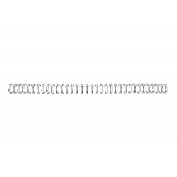 Wirebind - spirali metalliche colore argento