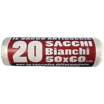 Sacchi per rifiuti colore bianco