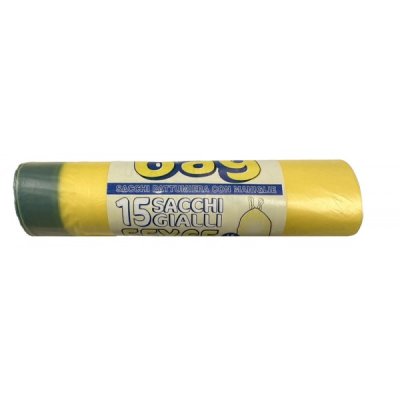 Sacchi per rifiuti colore giallo