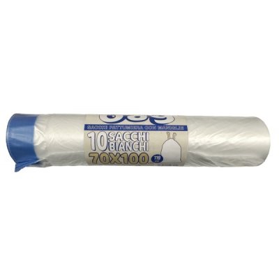 Sacchi per rifiuti colore bianco