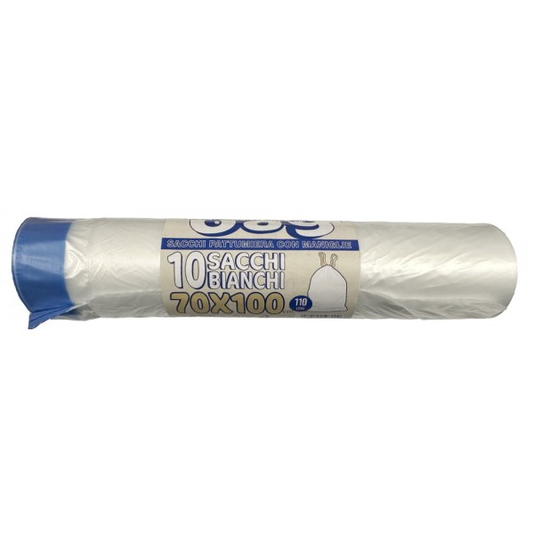 Sacchi per rifiuti colore bianco