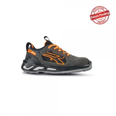 Calzatura di sicurezza ryder, taglia 41 colore grigio scuro, arancione