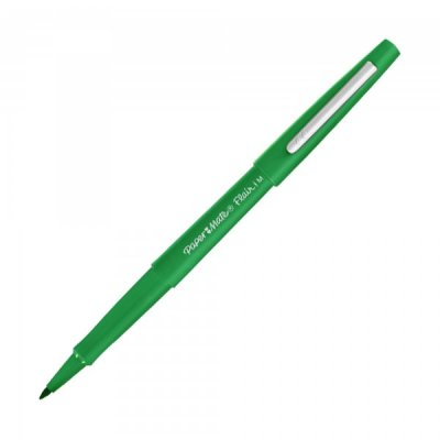 Flair nylon - penna punta in fibra colore verde tipo punta conica