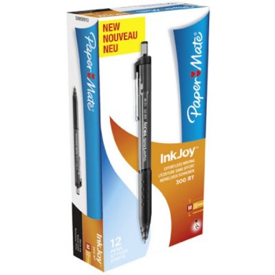 Inkjoy 300 - penna a sfera colore nero tipo punta conica