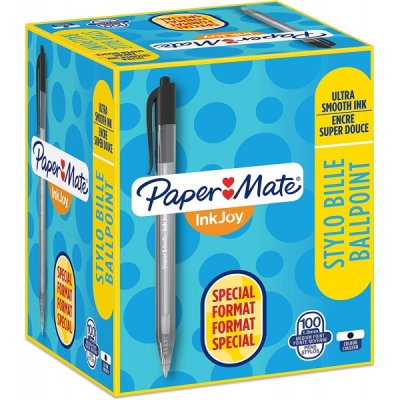Inkjoy 100 - penna a sfera colore nero tipo punta conica
