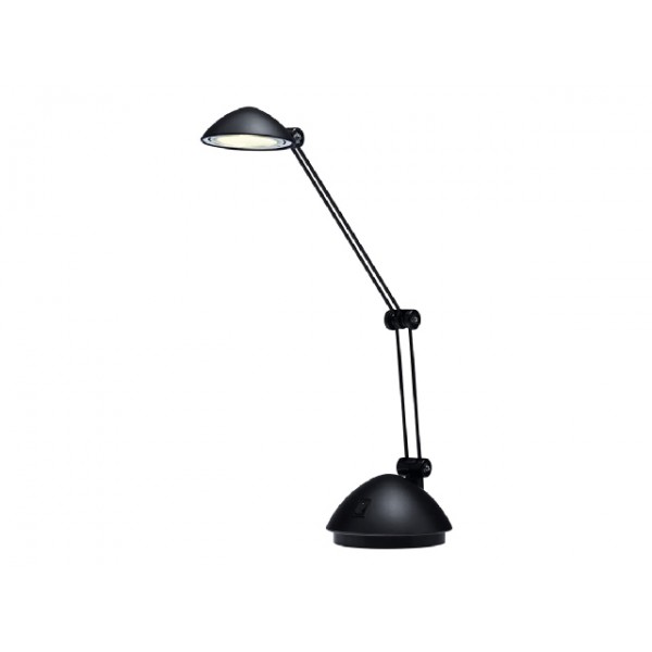 Lampada a led space, regolabile, da scrivania colore nero