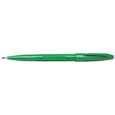 Sign pen s520 - penna colore verde tipo punta conica