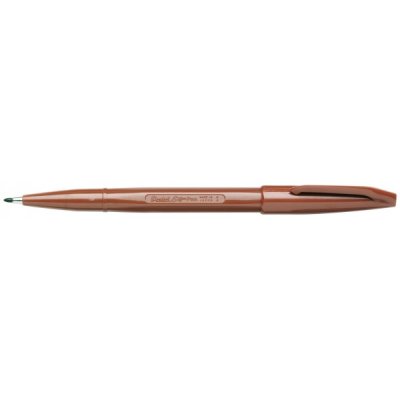 Sign pen s520 - penna colore marrone tipo punta conica