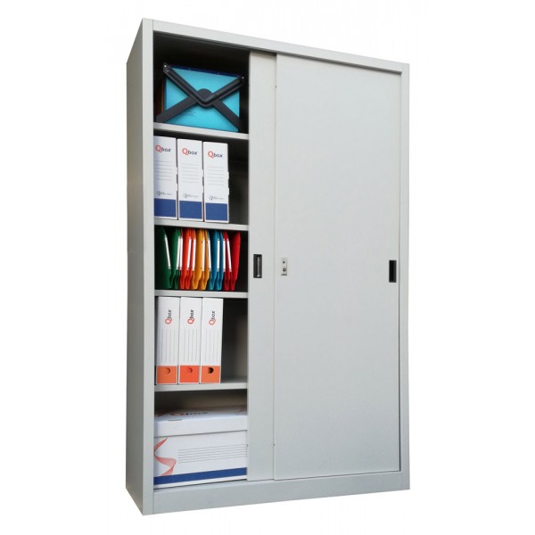 Armadio a porte scorrevoli colore grigio