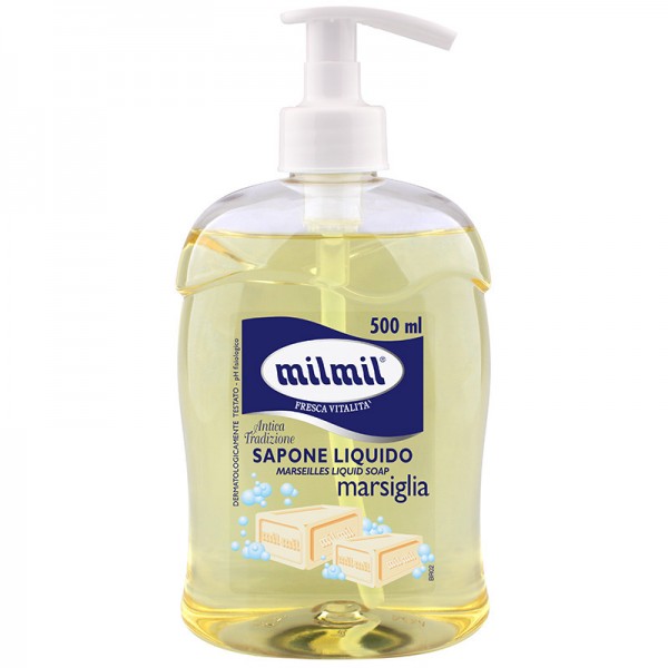 Milmil detergente liquido con profumazione marsiglia
