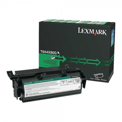 T654x80g toner reman nero colore nero