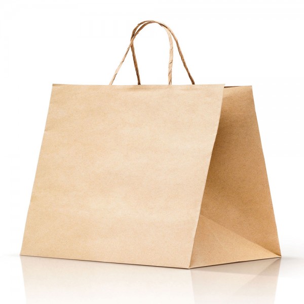 Borsa kraft colore avana