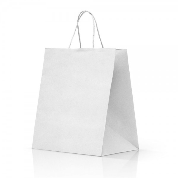 Borsa kraft colore bianco