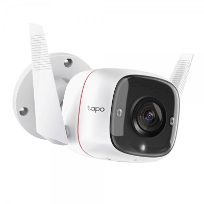 Telecamera di sorveglianza da esterno uhd wifi ethernet colore bianco