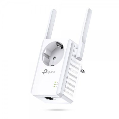 TP-LINK Range extender Wi-Fi universale. Velocita wireless fino a 300Mbps in 2.4GHz e una porta ethernet per collegare dispositivi cablati
