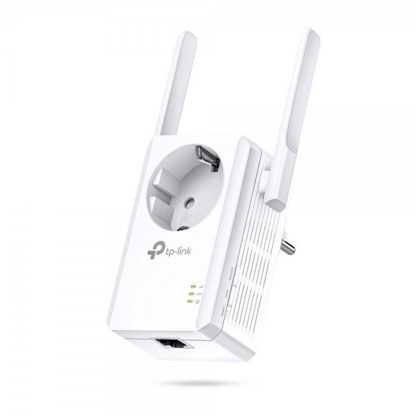 TP-LINK Range extender Wi-Fi universale. Velocita wireless fino a 300Mbps in 2.4GHz e una porta ethernet per collegare dispositivi cablati