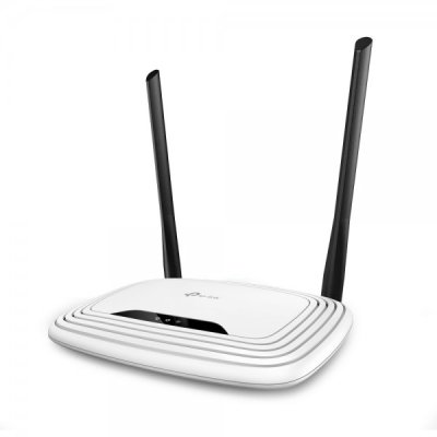 TP-LINK Router wireless fino a 300Mbps, single band 2,4Ghz, 2 antenne