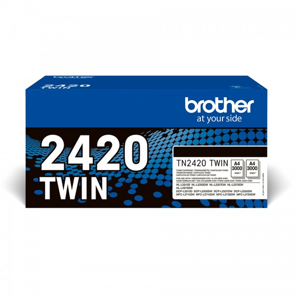 Tn2420twin toner twinpack nero colore nero