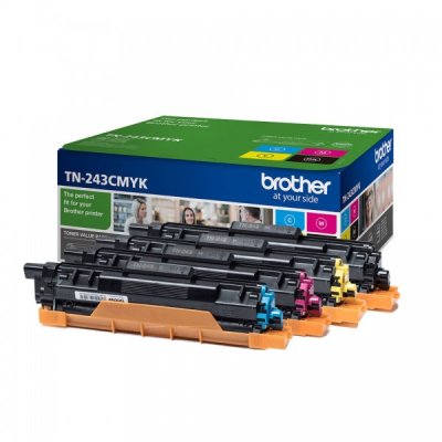 Tn243cmyk toner multipack cmyk colore ciano, magenta, nero, giallo
