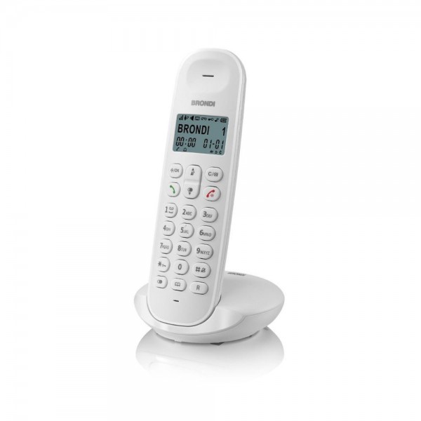 Brondi telefono - cordless colore bianco
