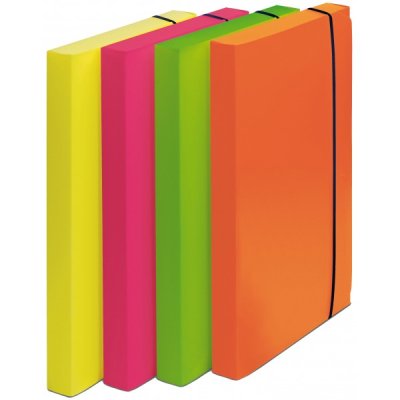 Shocking file - cartellina progetto con elastico colore assortiti fluo