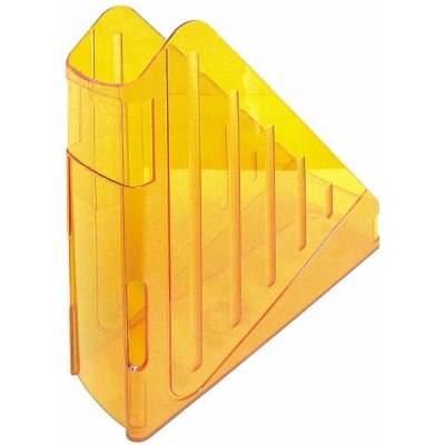 ARDA Portariviste - Arancione trasparente - Dorso 7,5cm