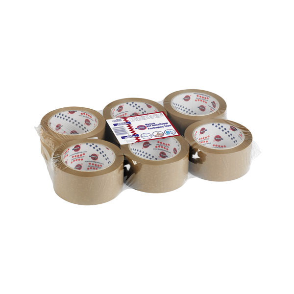 Nastro imballo pvc330, silenzioso colore avana