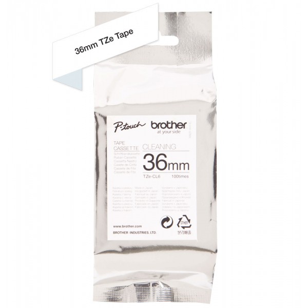Brother tze-cl6 nastro pulizia 36mm x 2,5m colore pulizia