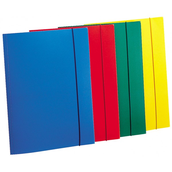 Eko - cartellina con elastico colore azzurro