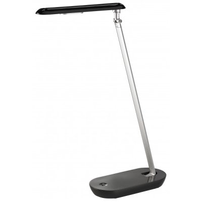Lampada a led atlante, regolabile, da scrivania colore nero, silver