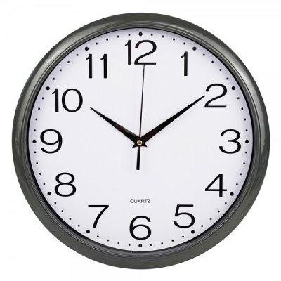 Classic - orologio da parete colore grigio