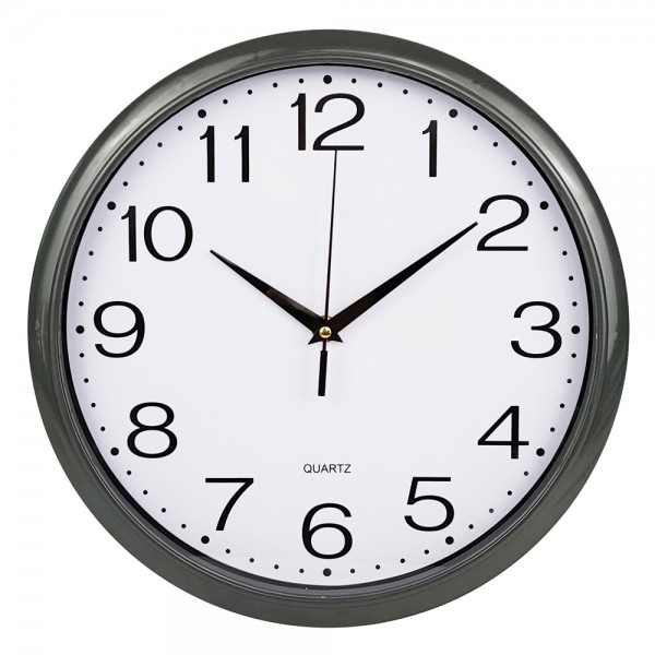 Classic - orologio da parete colore grigio