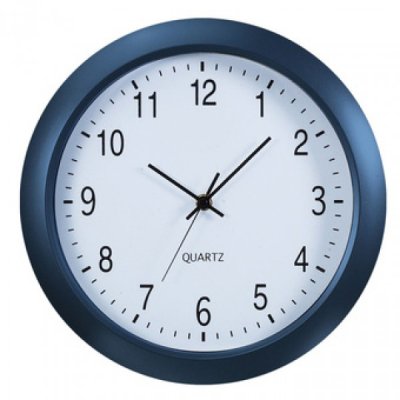Classic - orologio da parete colore blu