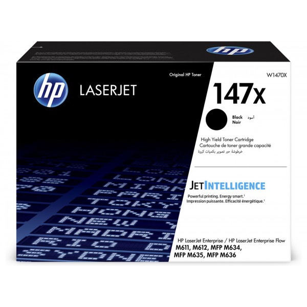 HP Toner originale Nero 147X W1470X alta capacità
